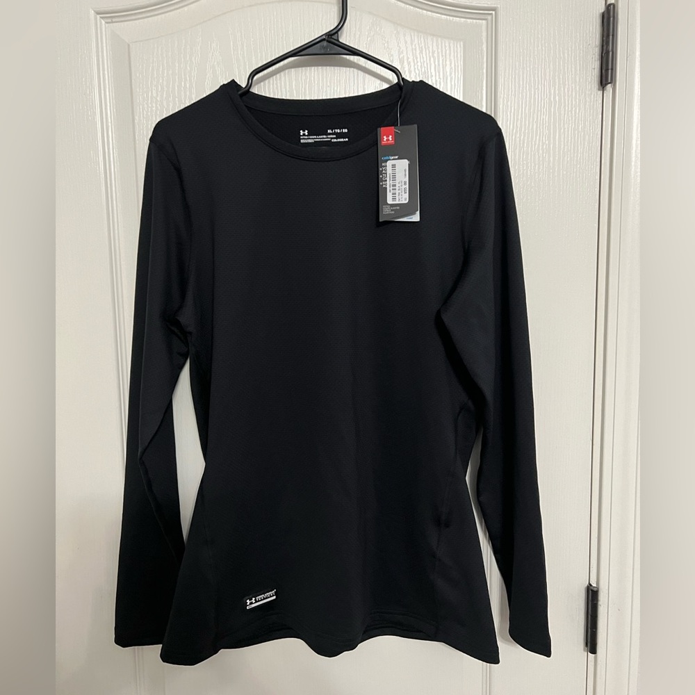 Black XL Under Armour Cold Gear long sleeve crew neck